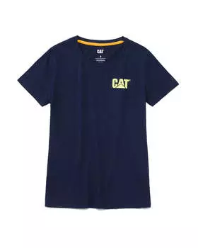 Женская футболка CAT, синий