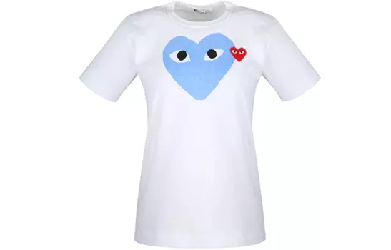 Женская футболка CDG Play, Белый