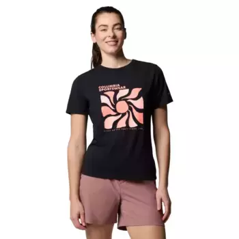 Женская футболка Columbia Sun Trek, черный