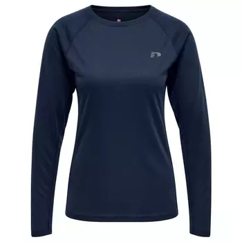 Женская футболка Core Running L/S Футболка L/S Ladies NEWLINE, темно-синий/темно-фиолетовый/темно-фиолетовый