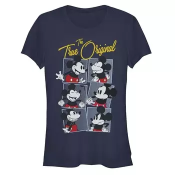 Женская футболка Disney Mickey True Original Licensed Character, темно-синий