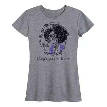 Женская футболка Disney's Hocus Pocus с рисунком Билли не выходит много Licensed Character, серый