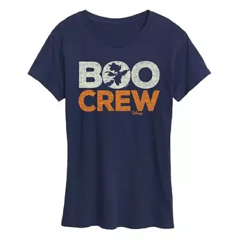 Женская футболка Disney's Minnie Mouse Boo Crew с рисунком, темно-синий