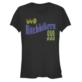 Женская футболка Disney's The Haunted Mansion «Hitchhickers 999 Ghosts» Licensed Character, черный