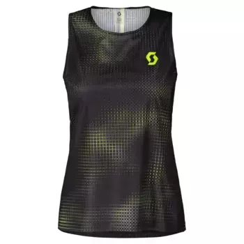 Женская футболка для бега RC RUN RUN Scott, черный/желтый