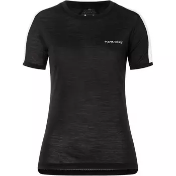Женская футболка для бега с сигнализацией Super.Natural, черный