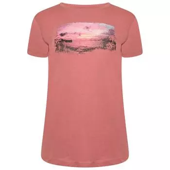 Женская футболка для фитнеса с коротким рукавом Peace of Mind - розовый DARE 2B, фарфоровый розовый