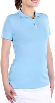 Женская футболка для гольфа SwingDish Karina с короткими рукавами, синий