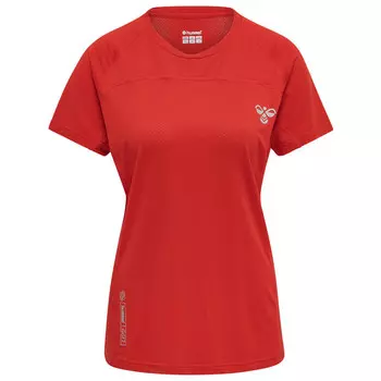 Женская футболка для мультиспорта Hmlgg12 Training Tee с технологией Beecool HUMMEL, цвет rot