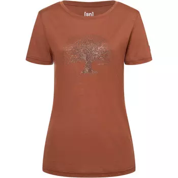 Женская футболка «Древо познания» Super.Natural, коричневый