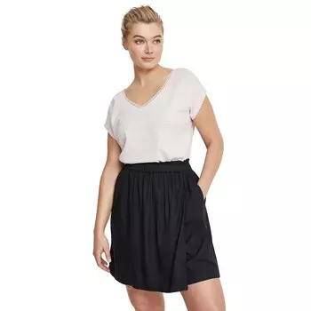 Женская футболка Ellos больших размеров с отделкой крючком, белый