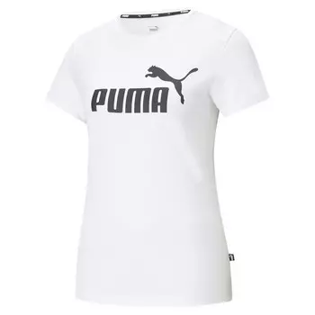 Женская футболка Essentials Logo PUMA White