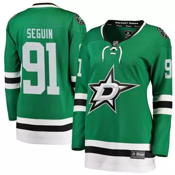 Женская футболка Fanatics с логотипом Tyler Seguin Green Home Breakaway Player Fanatics