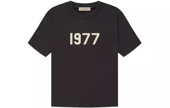 Женская футболка Fear of God Essentials, цвет black iron color