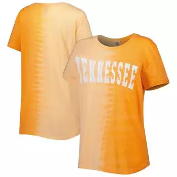 Женская футболка Gameday Couture Tennessee Orange Tennessee Volunteers Find Your Groove с раздельным краем