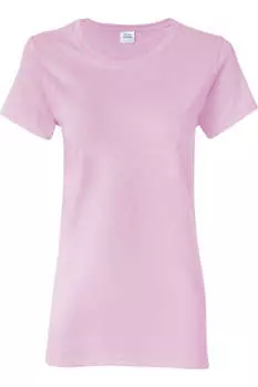Женская футболка Gildan Heavy Cotton, светло-розовый