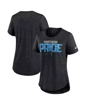 Женская футболка Heather Black Carolina Panthers Local Fashion Tri-Blend Nike