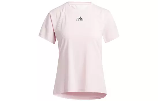 Женская футболка Heatrdy Focus розового цвета Adidas