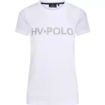 Женская футболка ХВПНина белая HV POLO, цвет weiss