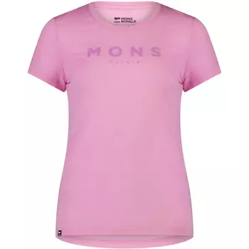 Женская футболка Icon Merino Air-Con Mons Royale, розовый