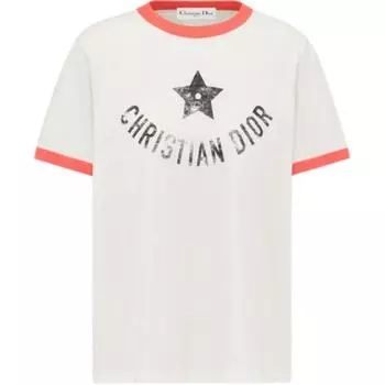 Женская футболка IVIERA цвета экрю DIOR, Ecru