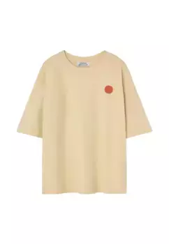 Женская футболка из хлопка с короткими рукавами Loreak Mendian, бежевый