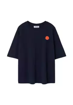 Женская футболка из хлопка с короткими рукавами Loreak Mendian, тёмно-синий