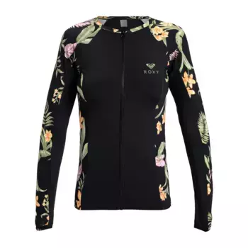 Женская футболка из лайкры Roxy, чёрный