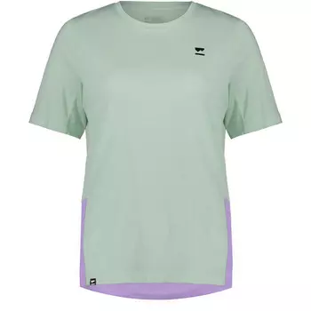 Женская футболка из мериноса с камуфляжным принтом Mons Royale, бирюзовый