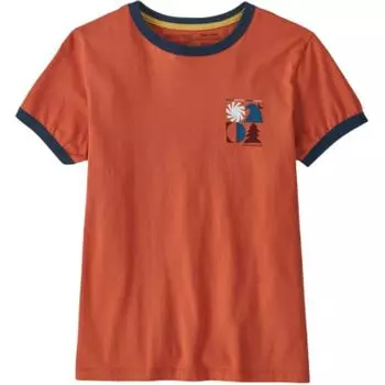 Женская футболка из органических материалов Patagonia, Grayling Brown/GRBN