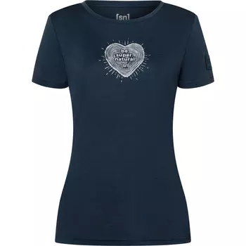 Женская футболка из органического дерева J Heartwood Super.Natural, синий