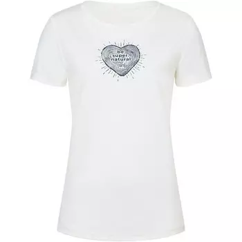 Женская футболка из органического дерева J Heartwood Super.Natural, белый