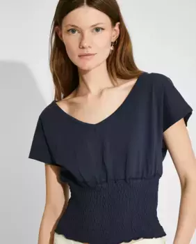 Женская футболка из сотового хлопка Nalle, зеленый