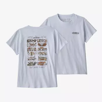 Женская футболка «Как исцелить ответственность» Patagonia, белый