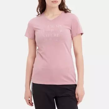 Женская футболка каммо Mc Kinley, розовый