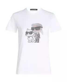 Женская футболка Karl Lagerfeld, белый