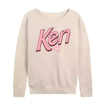 Женская футболка Ken Love из французского трикотажа с длинным рукавом Barbie, белый