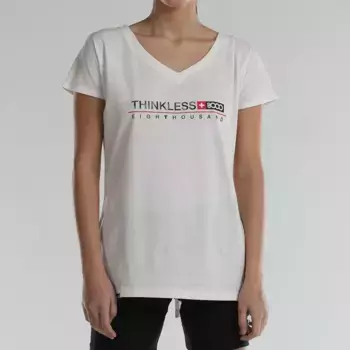 Женская футболка Lataz +8000, слоновая кость