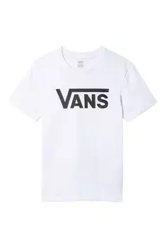 Женская футболка «летящий v» с круглым вырезом Vans, белый