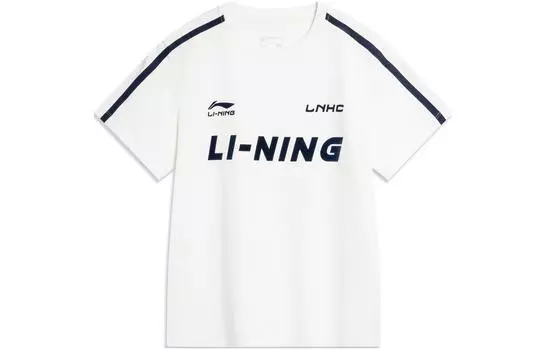 Женская футболка LiNing Sports Life Collection цвета слоновой кости
