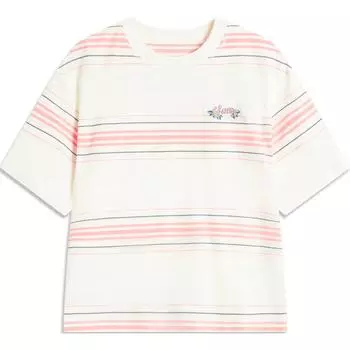 Женская футболка LiNing Sports Lifestyle Collection Sports Trendy Collection цвета слоновой кости