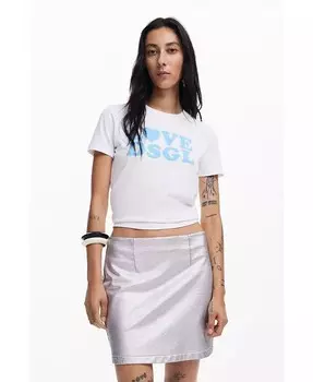 Женская футболка Love Desigual, белый