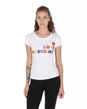 Женская футболка Love Moschino, белый