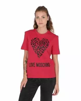 Женская футболка Love Moschino, красный