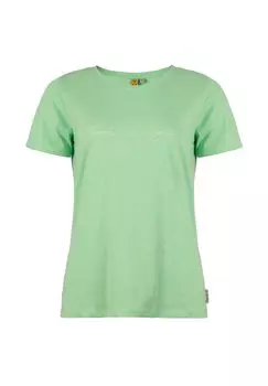 Женская футболка Magic с круглым вырезом, принтом, из хлопка ROADSIGN australia, цвет Hellgrn