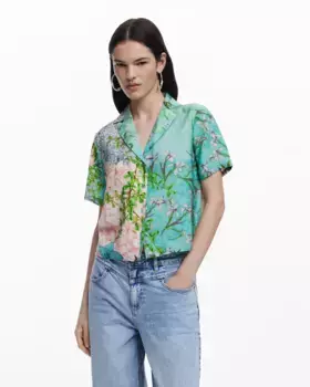 Женская футболка Майами Desigual, зеленый