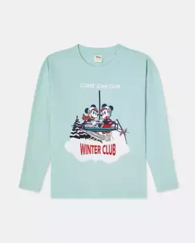 Женская футболка Микки и Минни Easy Wear, зеленый