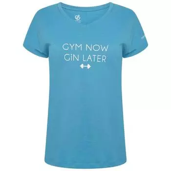 Женская футболка Moments II Dumbbell, синяя капри DARE 2B, цвет azul