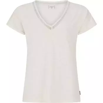 Женская футболка Mondaysi Protest, кремово-белый