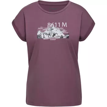 Женская футболка Mountain 8611m Mammut, фиолетовый